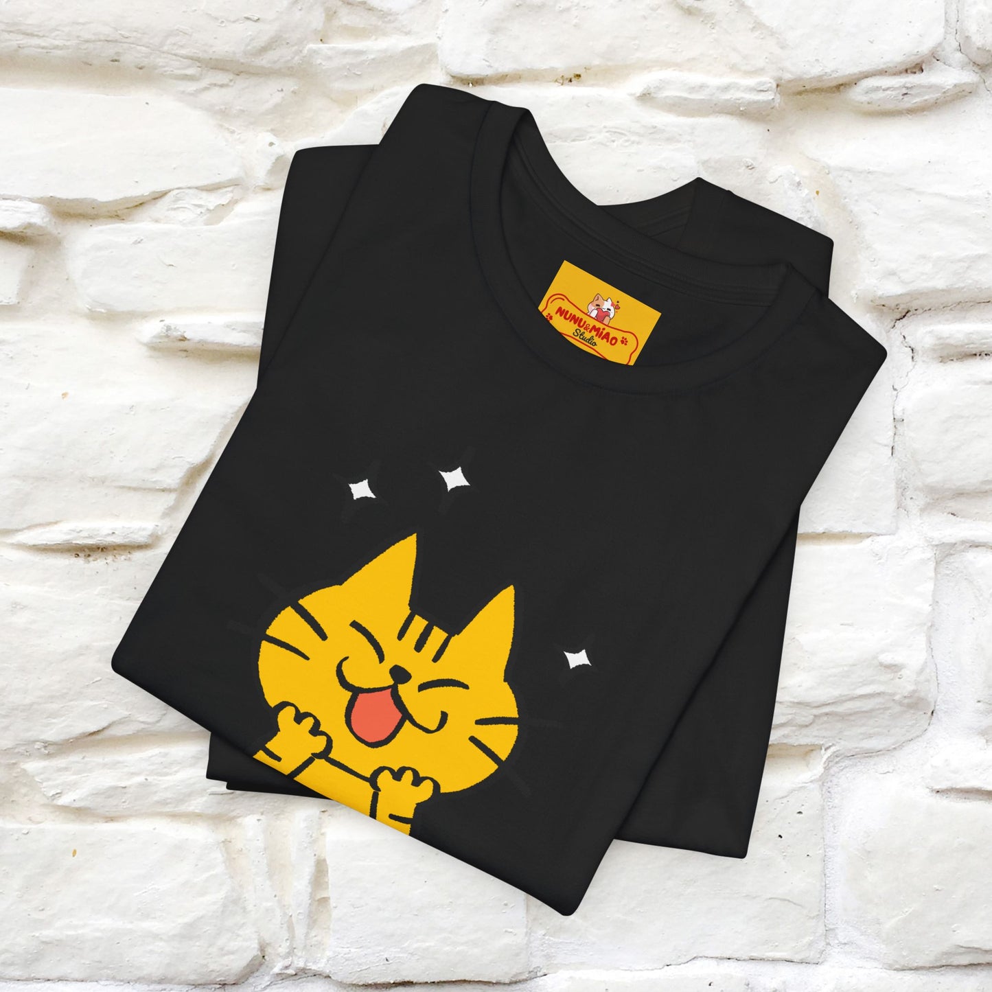 ""It's A Good Day" Cat T-Shirt| Front & Back Design | Nunu&Miao Studio