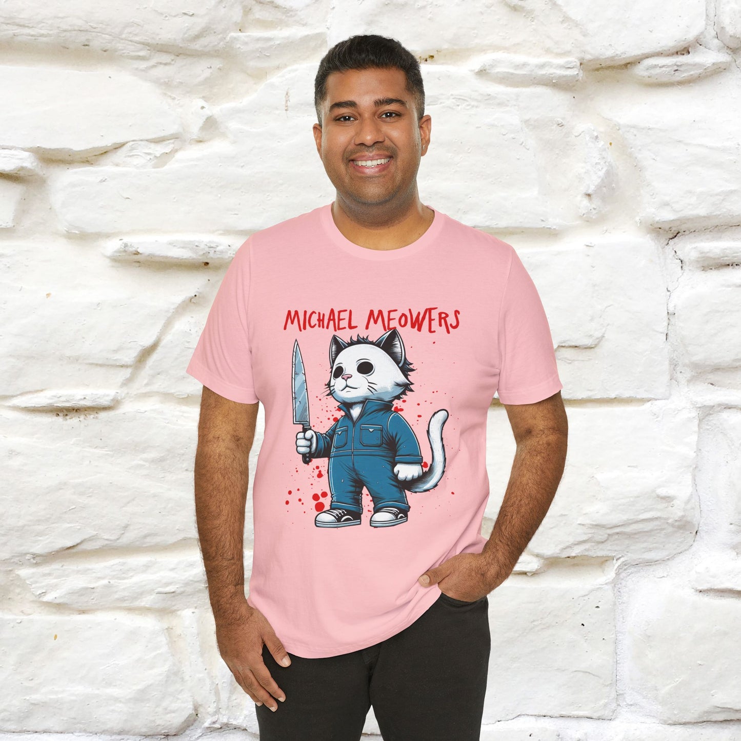 ''Michael Meowers'' Cat T-Shirt |  | Nunu&Miao Studio