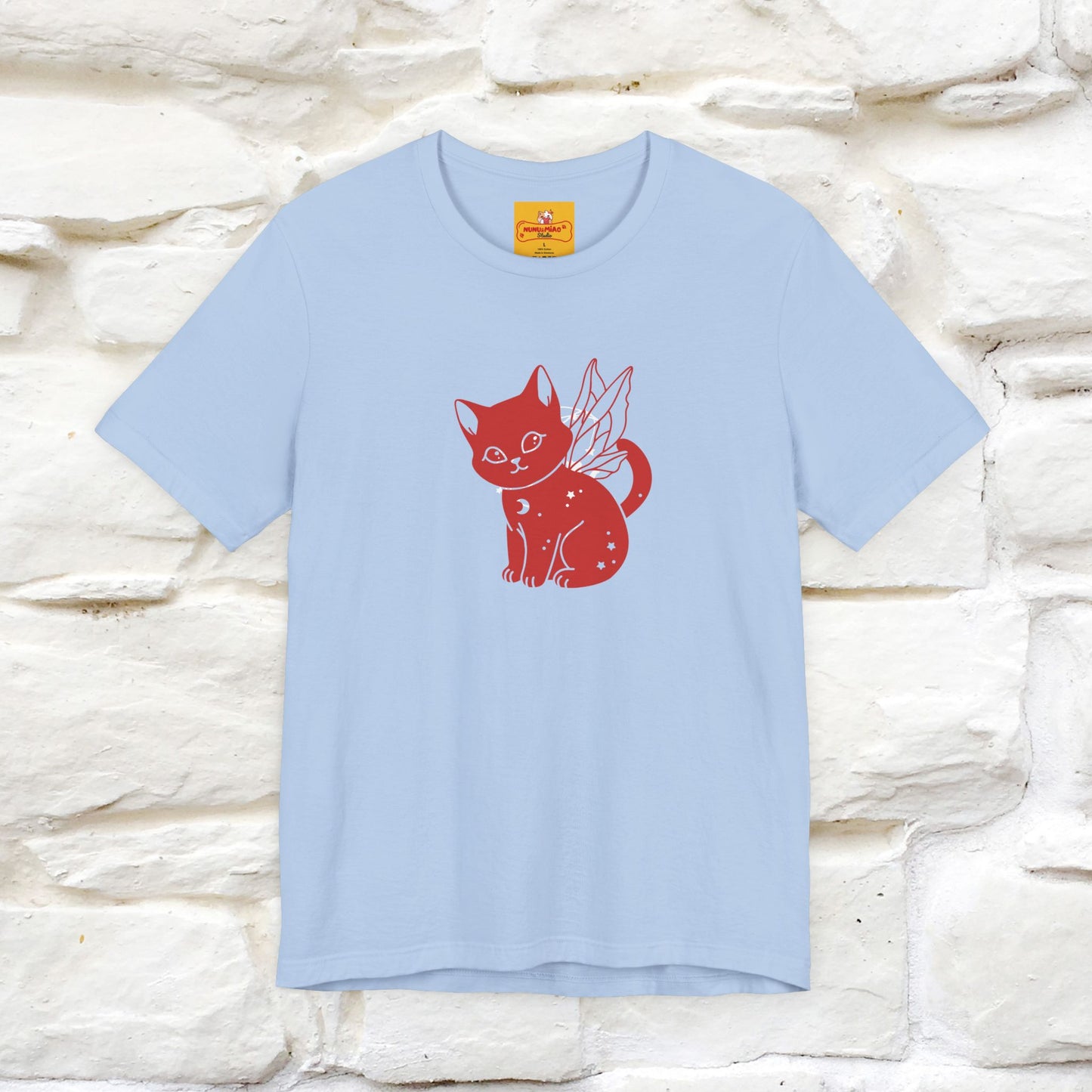 "Espoir Speranza Hope'' Cat T-Shirt Front and Back Design | Nunu&Miao Studio