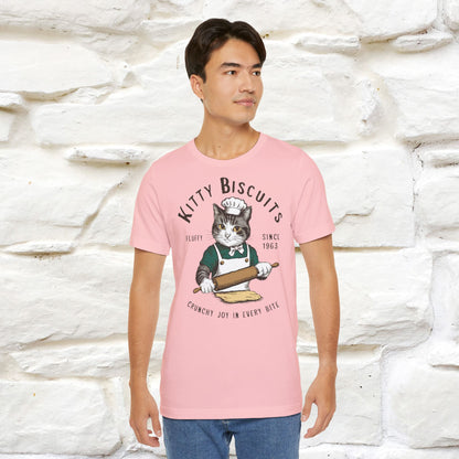 Kitty Biscuits Crunchy Joy T-Shirt | Cat Lover’s Delight for Men & Women | 100% Cotton*