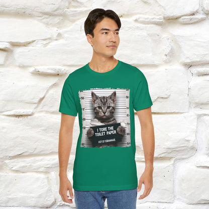 ''I Tore The Toilet Paper'' | Funny Cat T-Shirt | Nunu&Miao Studio