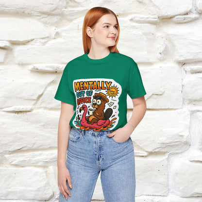 ''Mentally Out Of Office''|  Sarcastic Cat T-Shirt | Nunu&Miao Studio