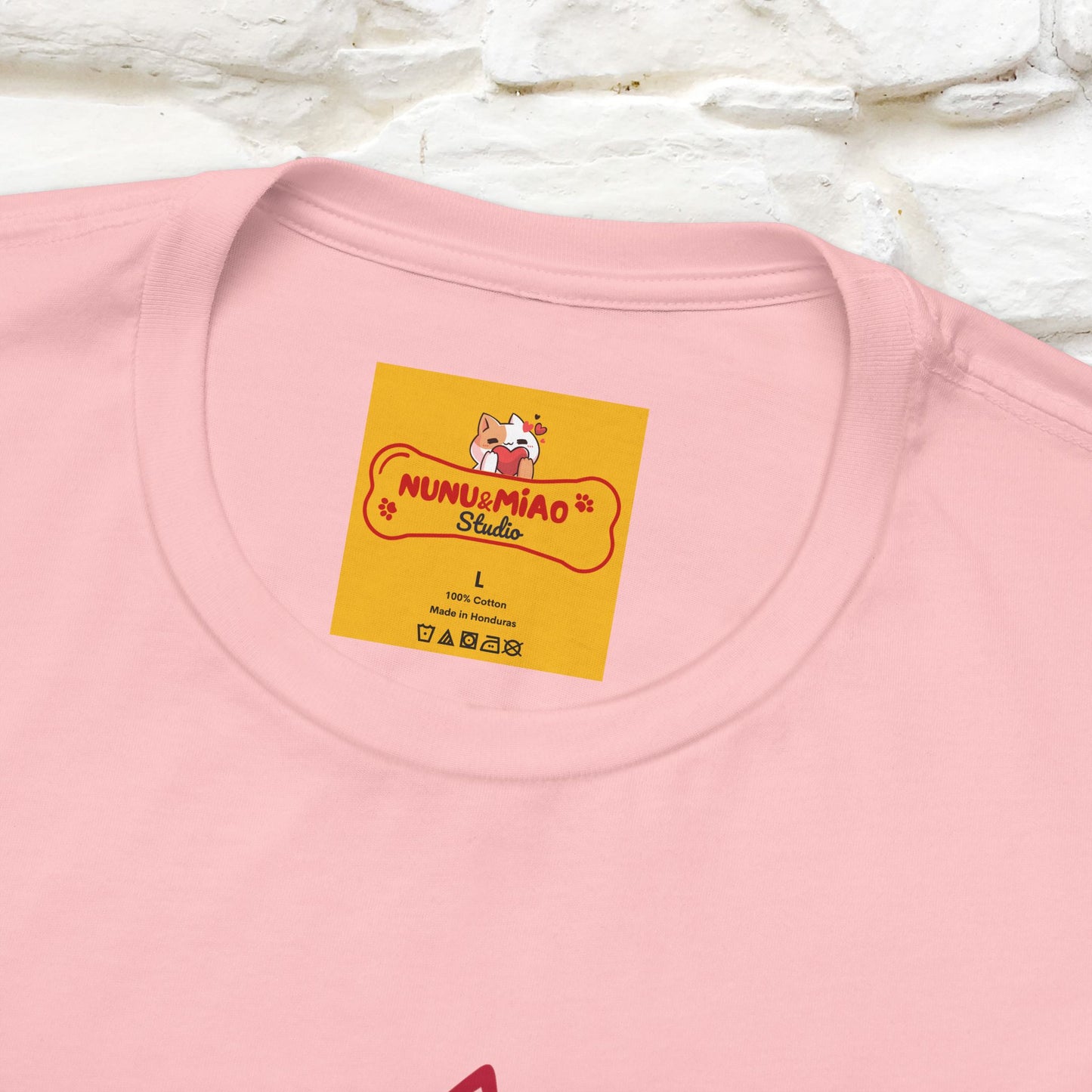 "I’m Happy, Which Often Looks Like Crazy" Cat T-Shirt| Front & Back Design | Nunu&Miao Studio