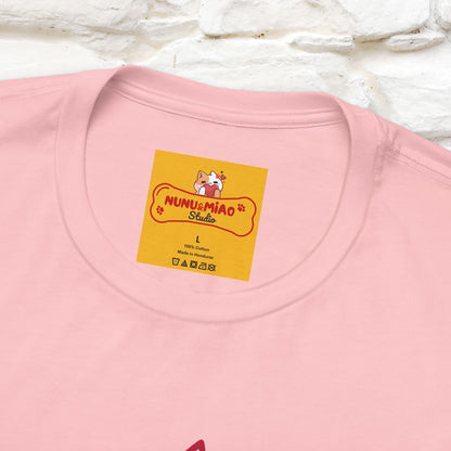 "I’m Happy, Which Often Looks Like Crazy" Cat T-Shirt| Front & Back Design | Nunu&Miao Studio