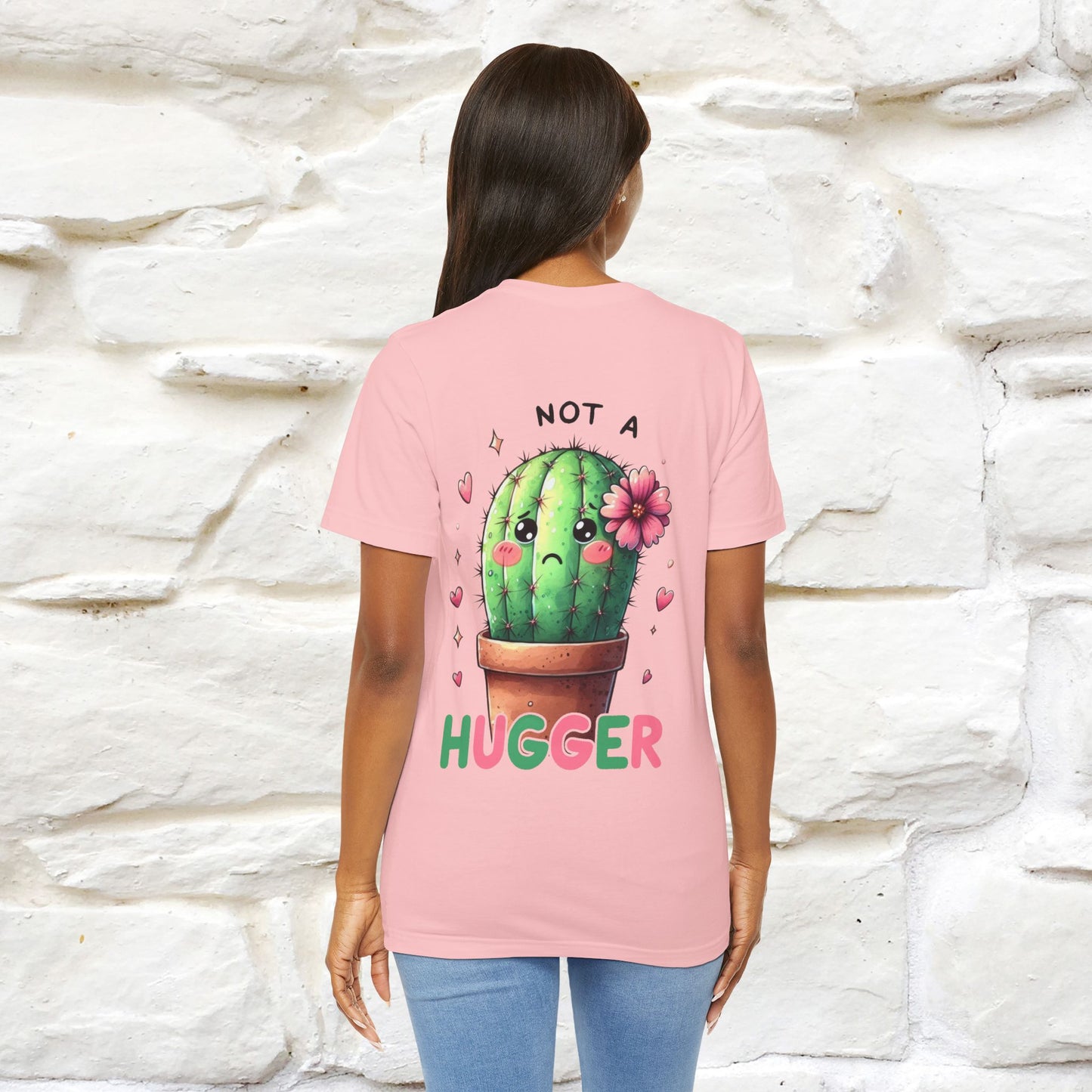 "Not A Hugger" |Funny T-Shirt | Front & Back Design|Nunu&Miao Studio