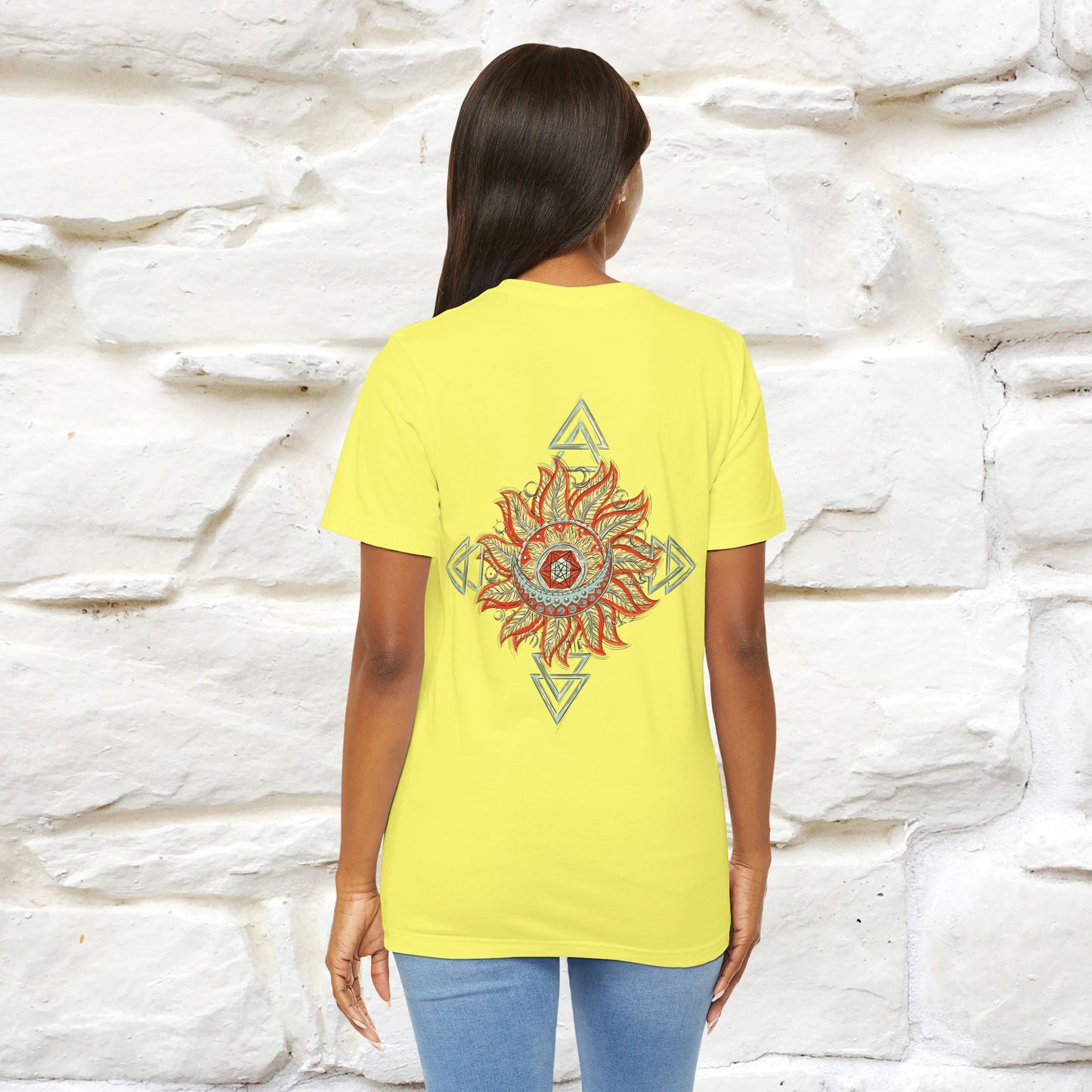 "The Third Eye'' Cat T-Shirt Front and Back Design | Nunu&Miao Studio