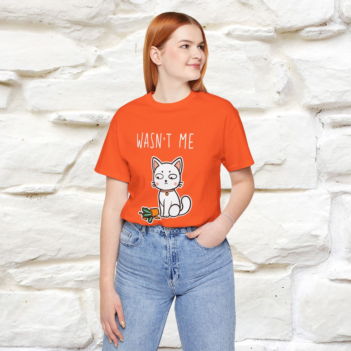 "Wasn't Me" Cat T-shirt for Men & Women | 100% Cotton* 🐾