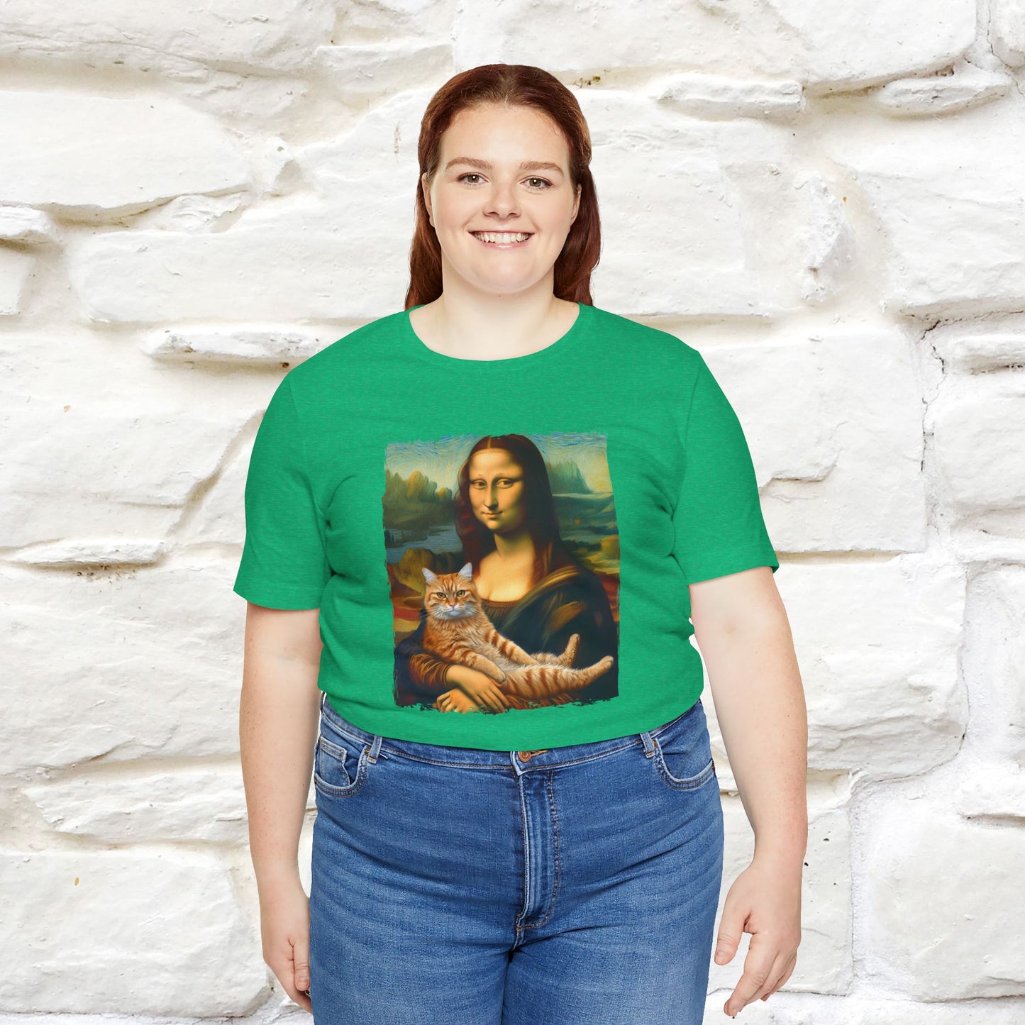 Mona Lisa’s Cat T-Shirt | Classic Art-Inspired Cat Tee for Men & Women | 100% Cotton