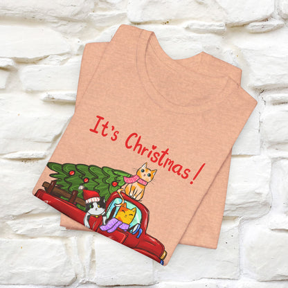 It's Christmas | Festive Cat Christmas Shirt for Men & Women | 100% Cotton*