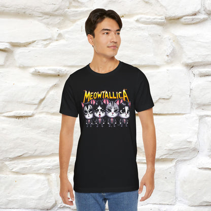 Meowtallica T-Shirt | Rock-Inspired Cat Tee for Men & Women | 100% Cotton*