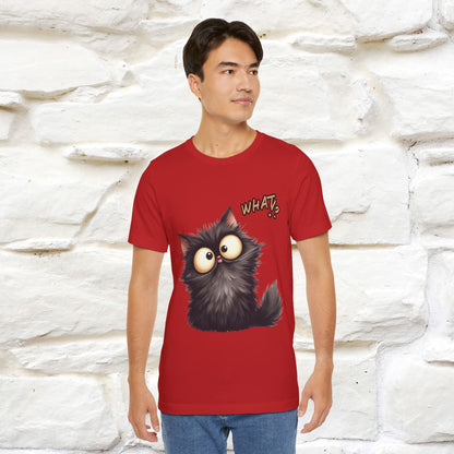 ''What ?'' | Cat T-Shirt  | Nunu&Miao Studio