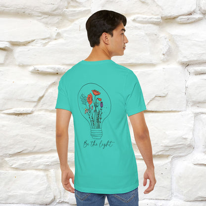 "Be The Light" Cat T-Shirt | Front & Back Design | Nunu&Miao Studio