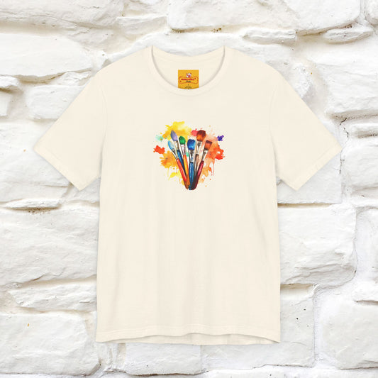 "Il Pittore'' Cat T-Shirt Front and Back Design | Nunu&Miao Studio