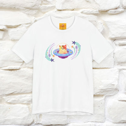 "Stay Positive'' Cat T-Shirt | Front & Back Design | Nunu&Miao Studio