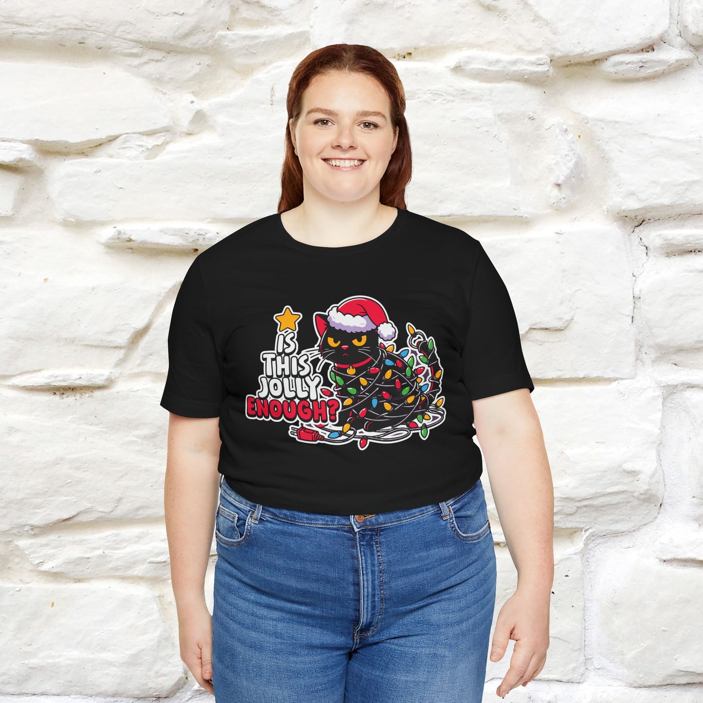 “Is This Jolly Enough?” | Cat T-Shirt | Nunu&Miao Studio