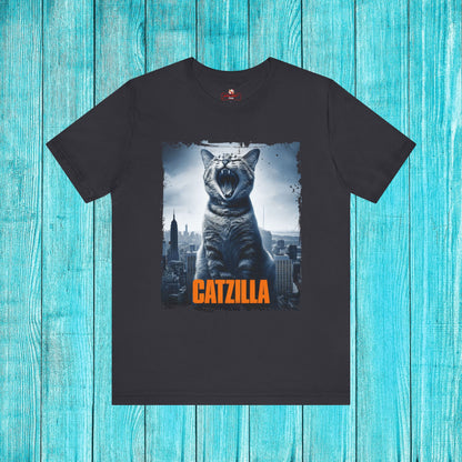 Catzilla T-Shirt | Fun Monster Cat Tee for Men & Women | 100% Cotton*