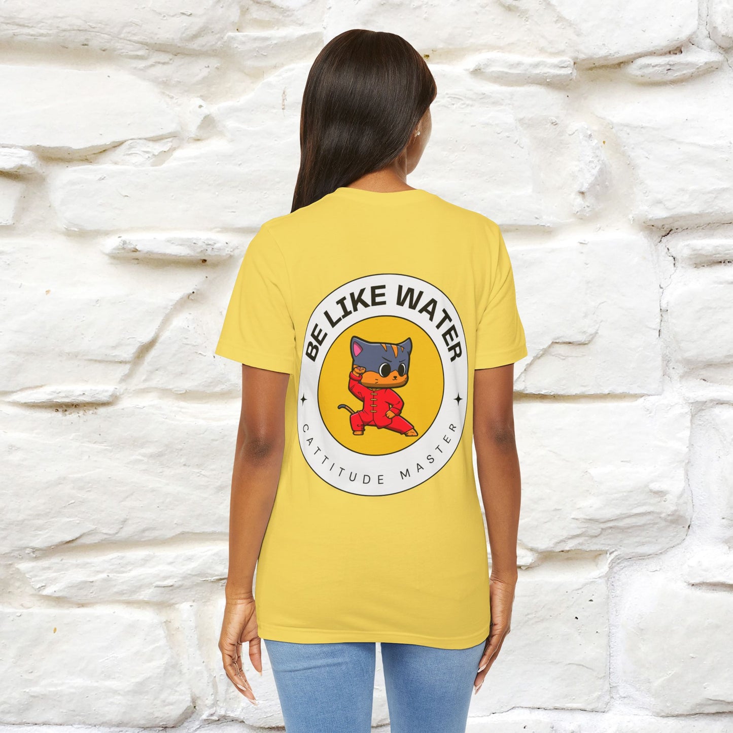 "Be Like Water: Cattitude Master | Cat T-Shirt |Nunu&Miao Studio