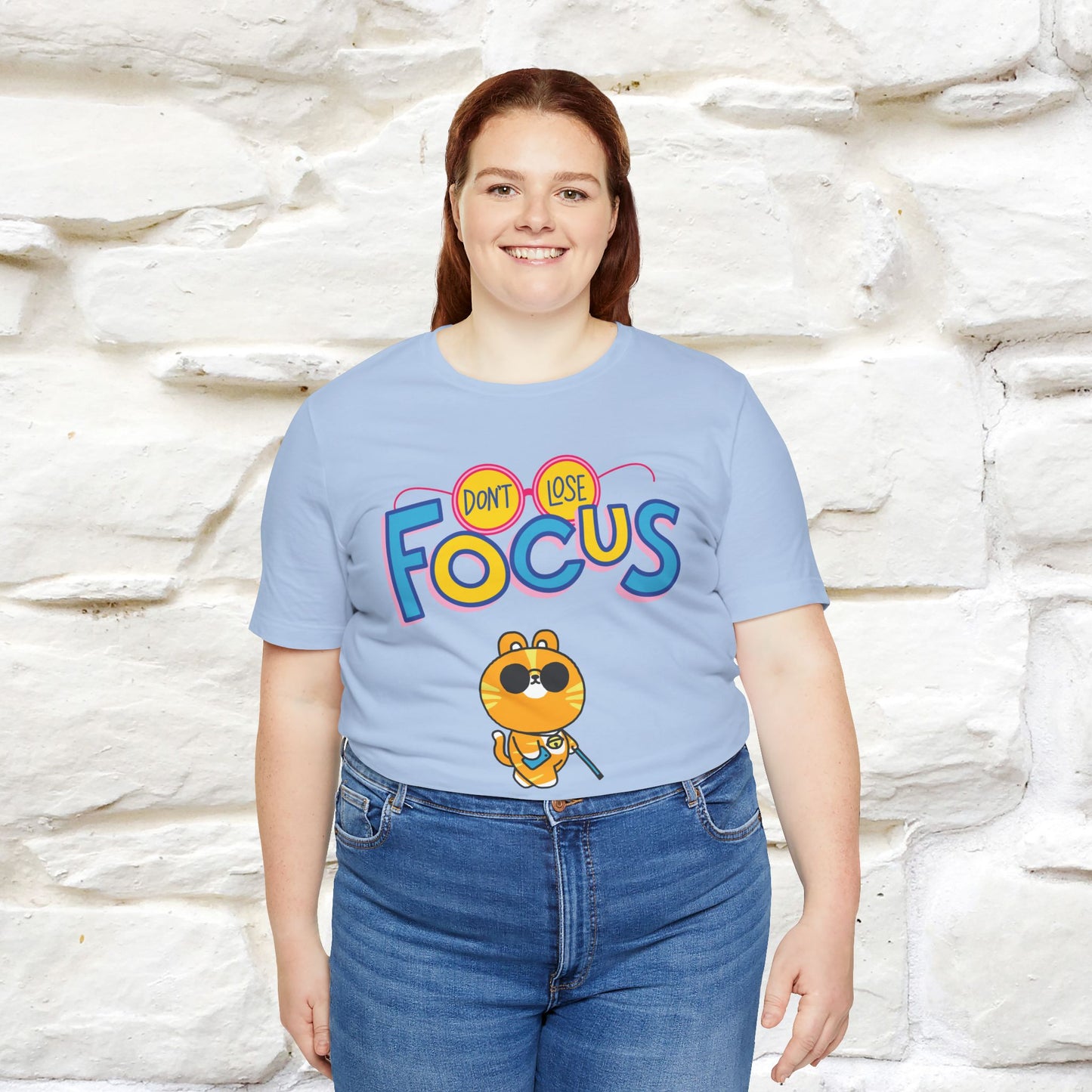 ''Don’t Lose Focus'' Cat T-Shirt | Nunu&Miao Studio