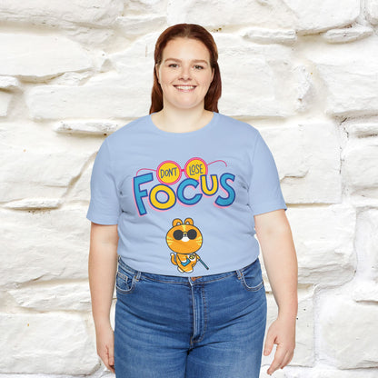 ''Don’t Lose Focus'' Cat T-Shirt | Nunu&Miao Studio