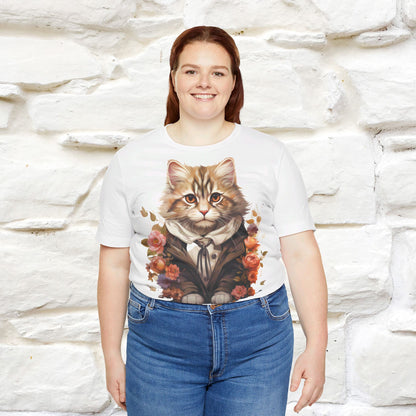 ''Charismatic'' Cat T-shirt for Women 100% Cotton* - Nunu&Miao Studio