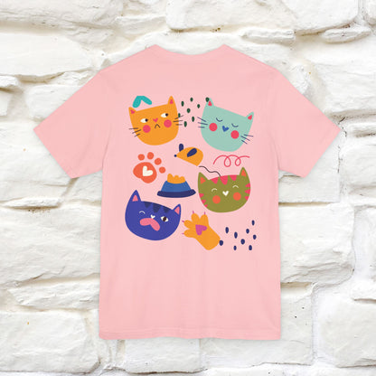 ''The Power Of Meow'' Cat T-Shirt Front and Back Design | Nunu&Miao Studio