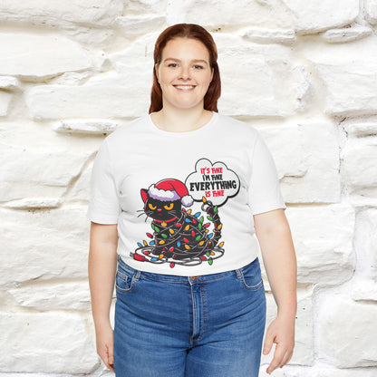 “Everything Is Fine..” | Cat T-Shirt | Nunu&Miao Studio