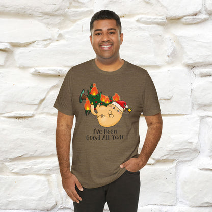 I've Been Good All Year | Festive Cat Christmas Shirt for Men & Women | 100% Cotton*