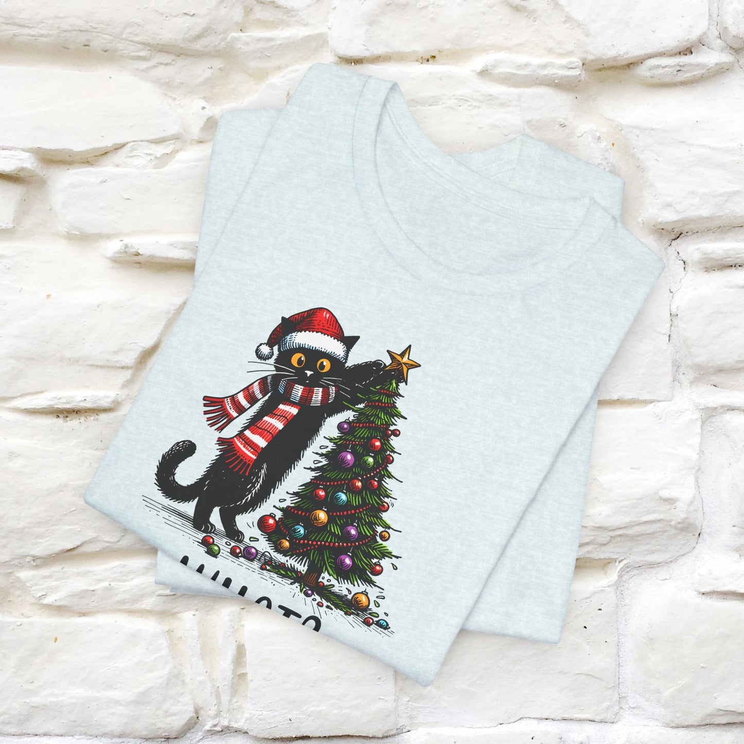 What? Cattitude Cat Christmas Shirt for Men & Women | 100% Cotton*