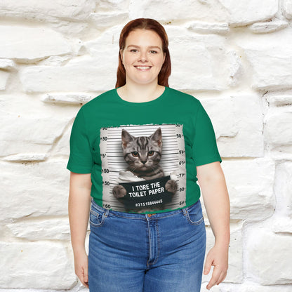 ''I Tore The Toilet Paper'' | Funny Cat T-Shirt | Nunu&Miao Studio