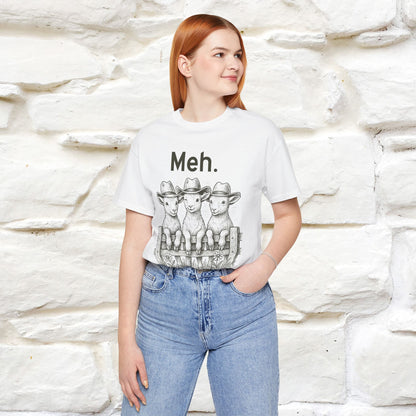 "Meh" Cute T-shirt |Nunu&Miao Studio - Nunu&Miao Studio