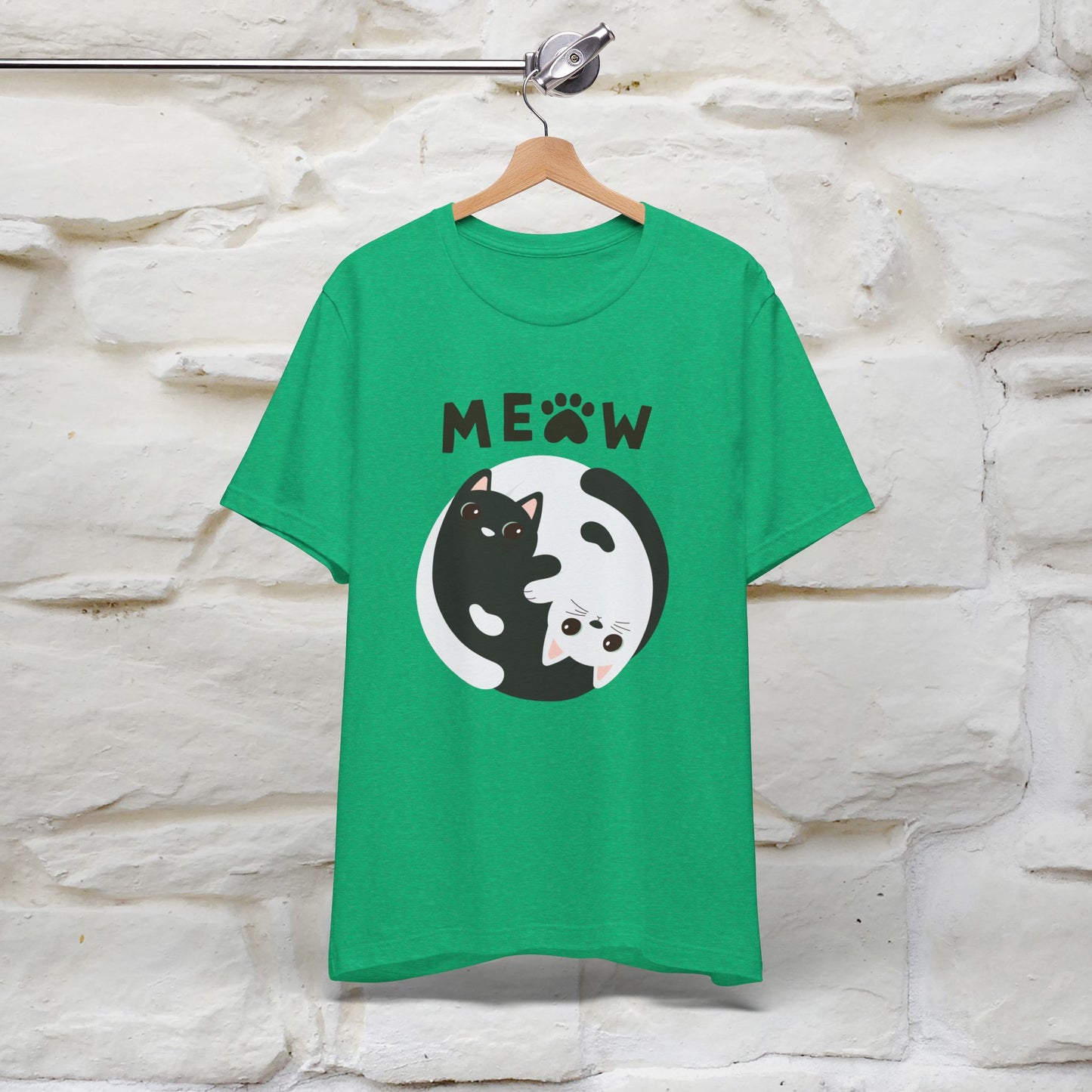 ''Ying Yang Meow''  Cat T-shirt for Men and Women  100% Cotton*