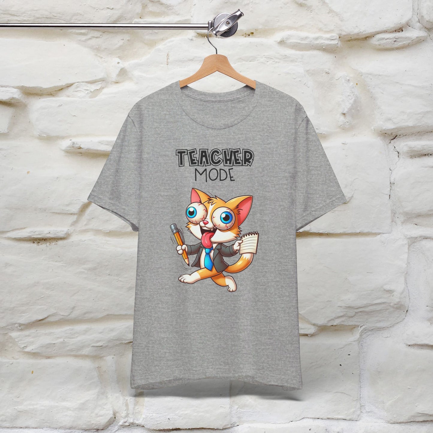 ''Teacher Mode'' T-shirt for Man 100% Cotton* - Nunu&Miao Studio