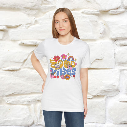 ''Good Vibes'  Cat T-shirt for Women 100% Cotton*