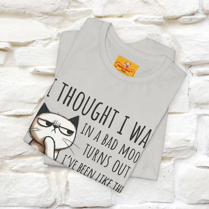 "I Thought I was In A Bad Mood.. " Cat  T-shirt |Nunu&Miao Studio