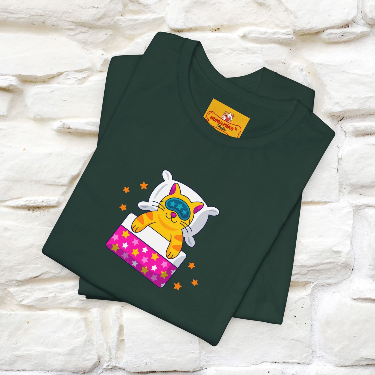 "I Am Sorry I Have Plans With My Bed" |  Cat T-Shirt | Front & Back Design | Nunu&Miao Studio