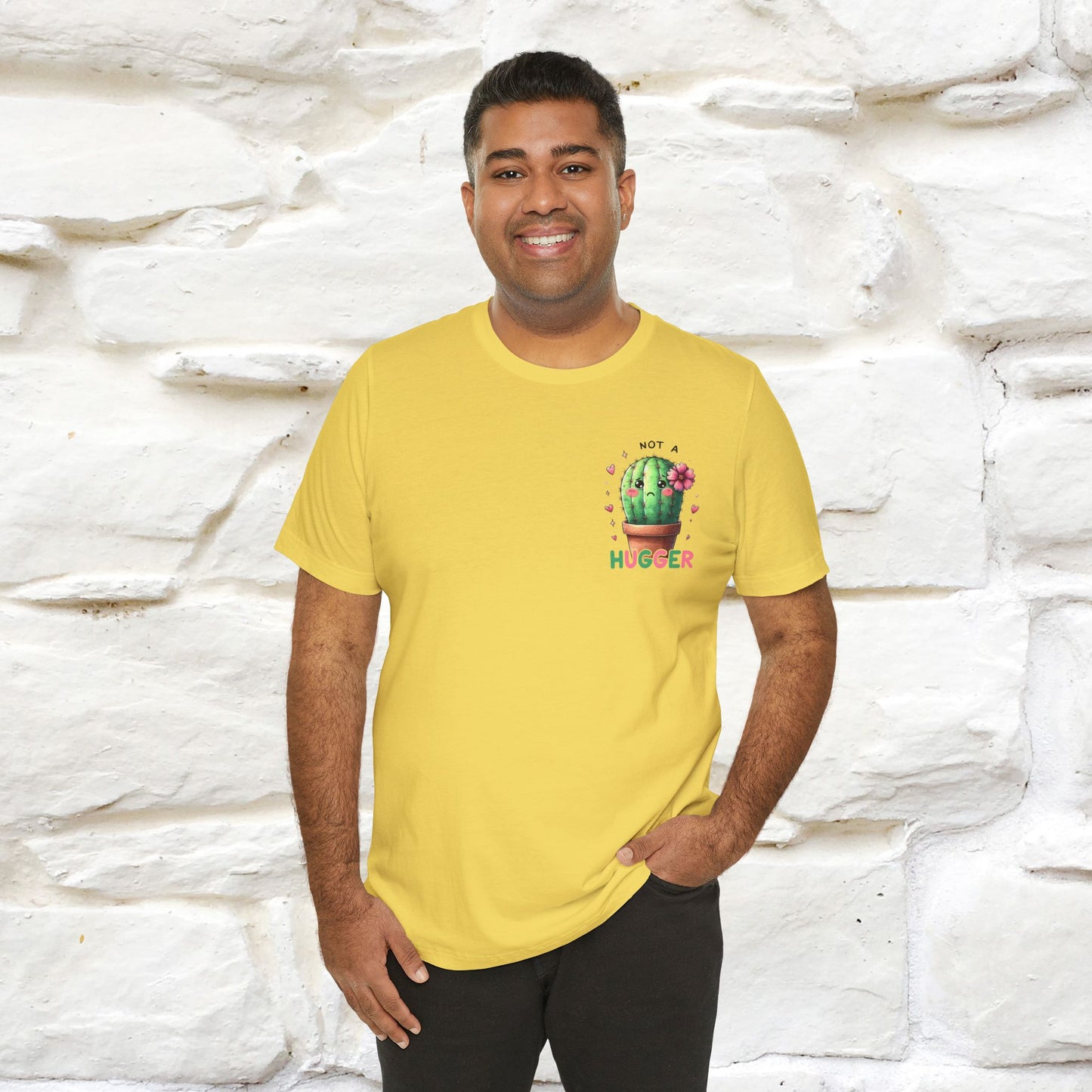 "Not A Hugger" |Funny T-Shirt | Front & Back Design|Nunu&Miao Studio