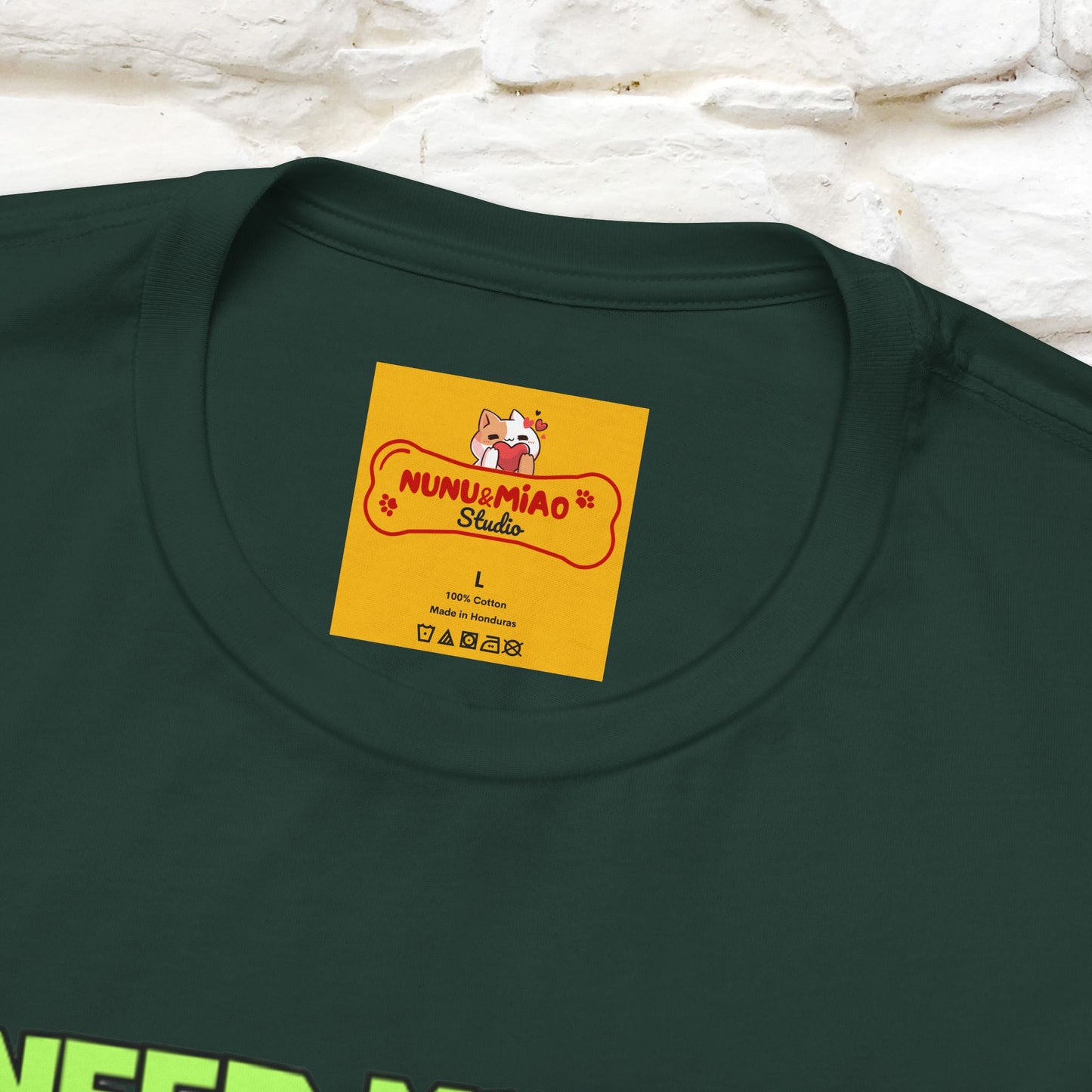 "I Need My Beer Right Meow!" Cat  T-shirt |Nunu&Miao Studio