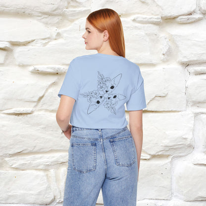 "Trinity'' Cat T-Shirt Front and Back Design | Nunu&Miao Studio