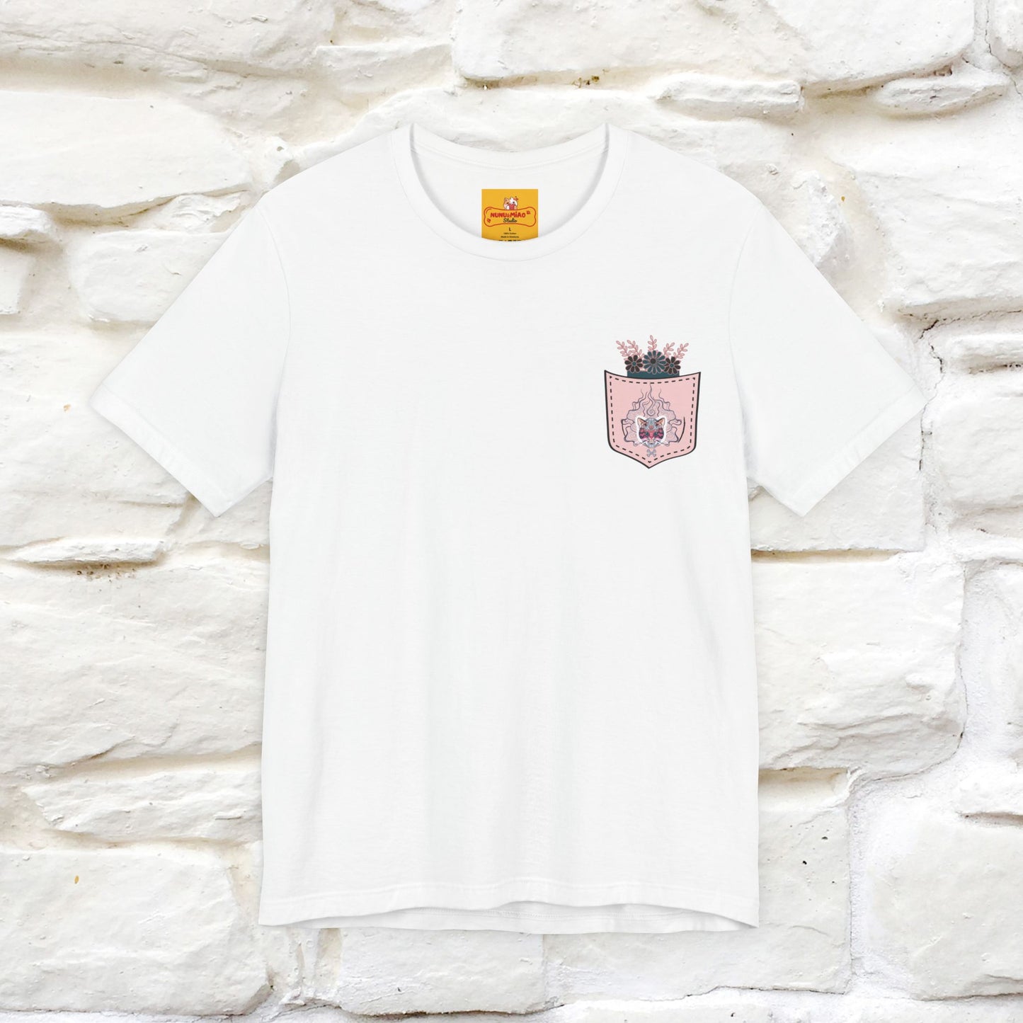 ''Air Fire Cat'' | Cat T-Shirt Front and Back Design | Nunu&Miao Studio