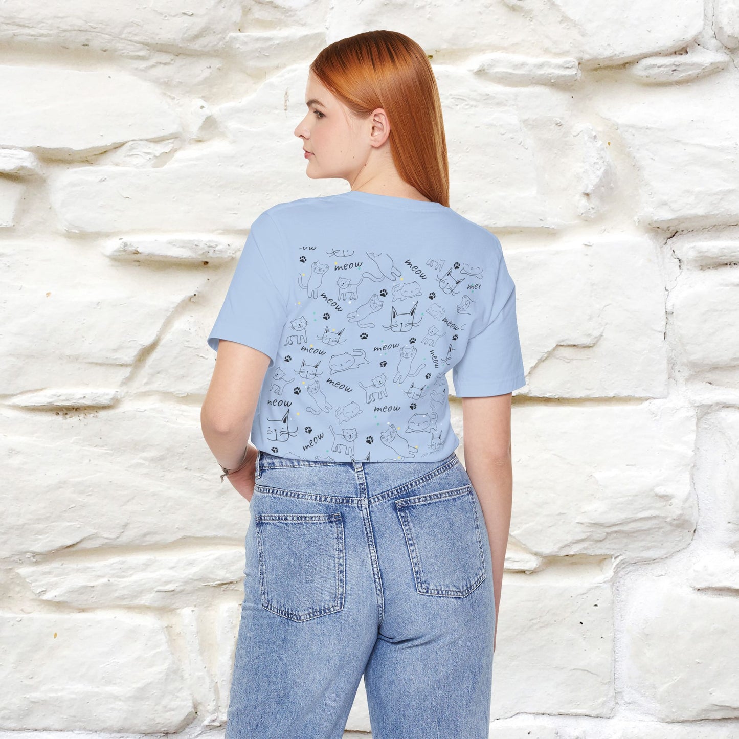 "Antidepressants" Cat T-Shirt | Front & Back Design | Nunu&Miao Studio