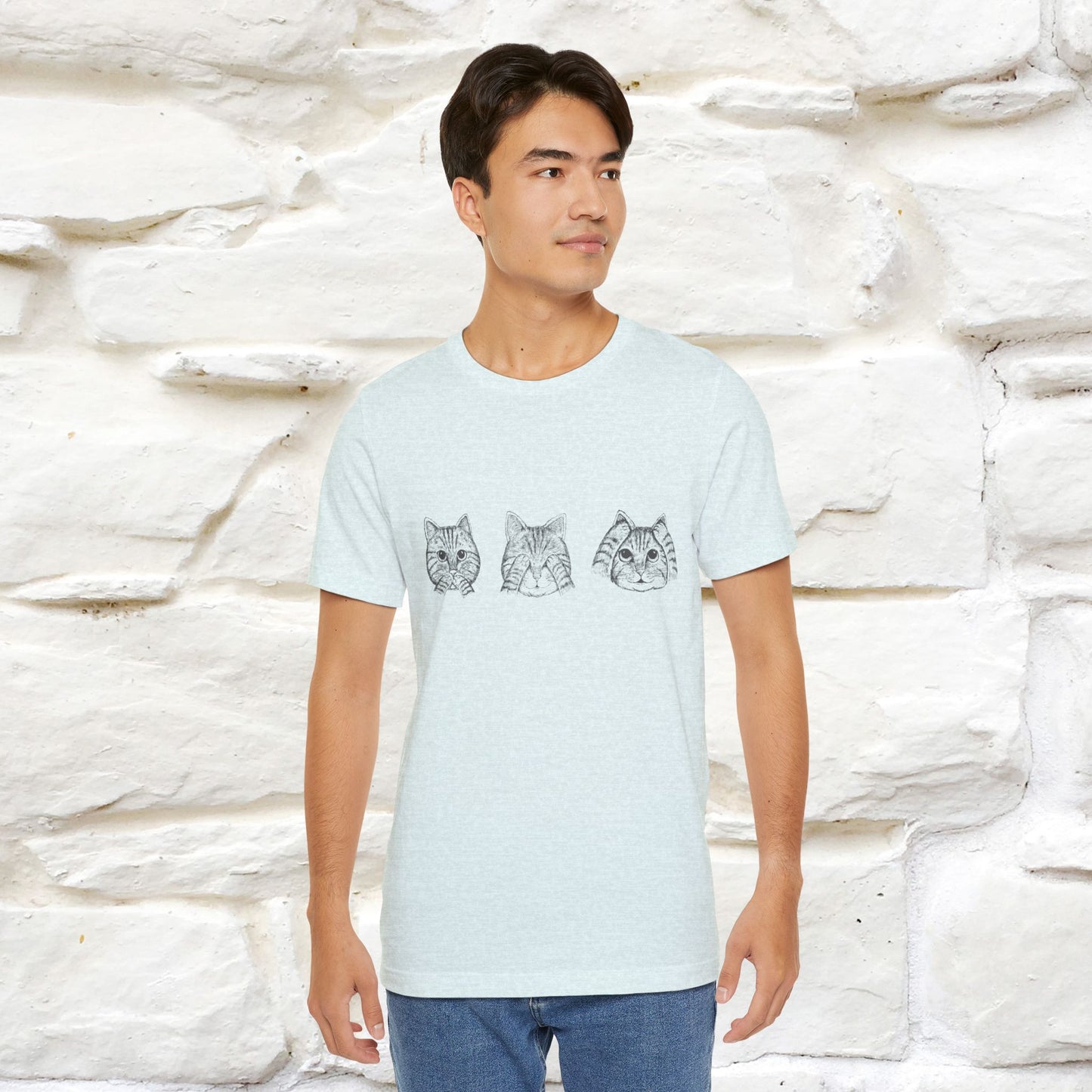 "Cute Cats" Funny Cat T-Shirt for Men & Women | 100% Cotton* - Nunu&Miao Studio