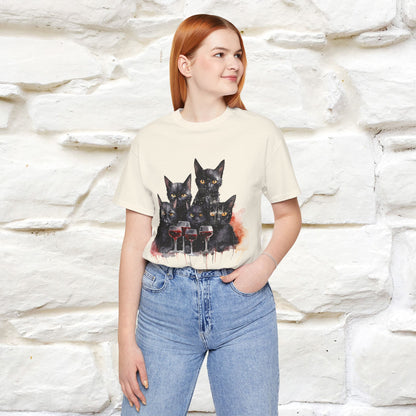 "Black Catty Cocktails" T-Shirt for Men & Women | 100% Cotton*