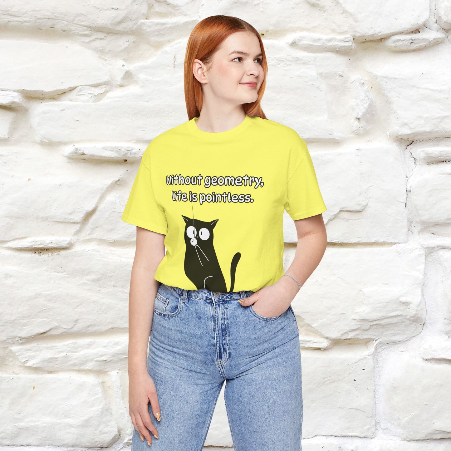 ''Without geometry, life is pointless.''| Funny T-Shirt | Nunu&Miao Studio