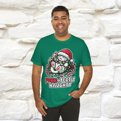 “Purr-Fectly Naughty” | Cat T-Shirt | Nunu&Miao Studio