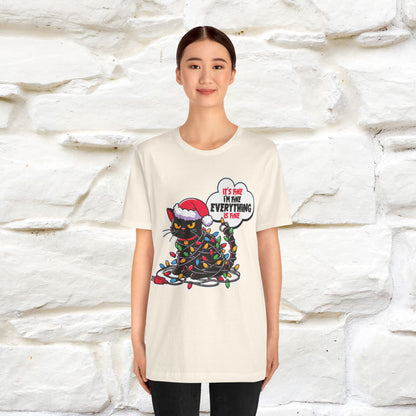 “Everything Is Fine..” | Cat T-Shirt | Nunu&Miao Studio