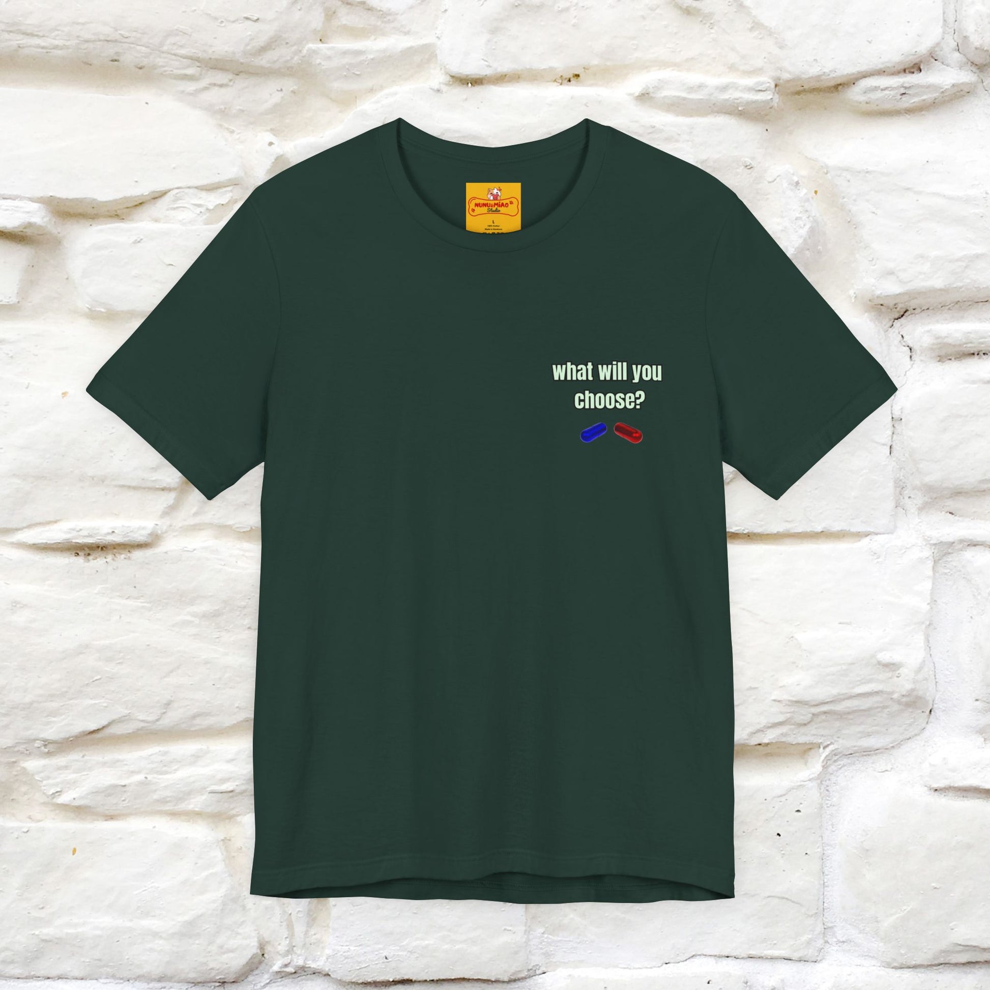 The Catrix: What Will You Choose?  | Cat T-Shirt |Nunu&Miao Studio - Nunu&Miao Studio