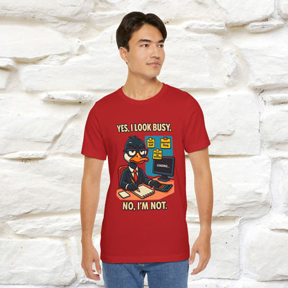 ''Yes, I Look Busy. No I'm Not.''|  Sarcastic Cat T-Shirt | Nunu&Miao Studio