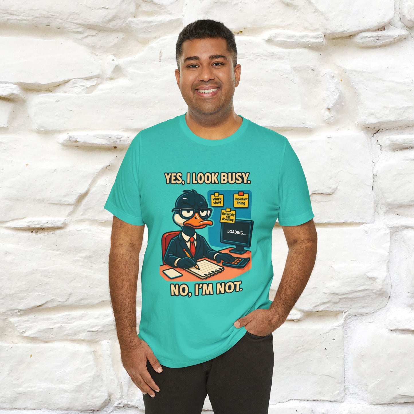 ''Yes, I Look Busy. No I'm Not.''|  Sarcastic Cat T-Shirt | Nunu&Miao Studio
