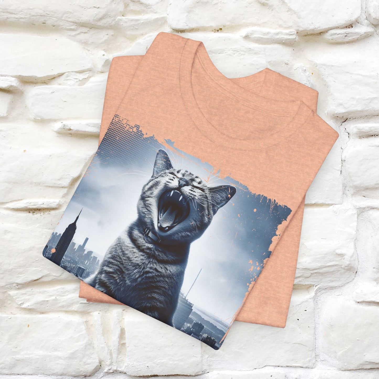 Catzilla T-Shirt | Fun Monster Cat Tee for Men & Women | 100% Cotton*