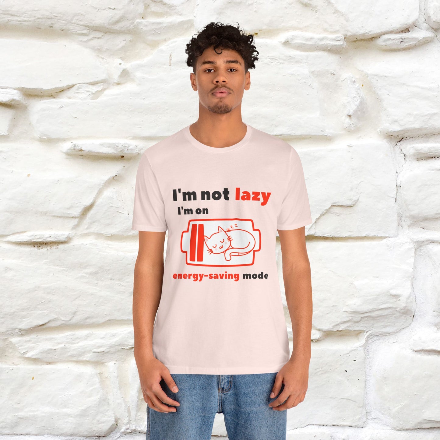 ''I am Not Lazy...'' Cat T-Shirt | Nunu&Miao Studio